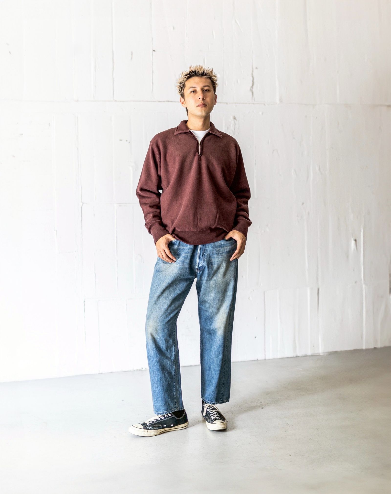 A.PRESSE - アプレッセ 2025 STYLE2 Vintage Half Zip