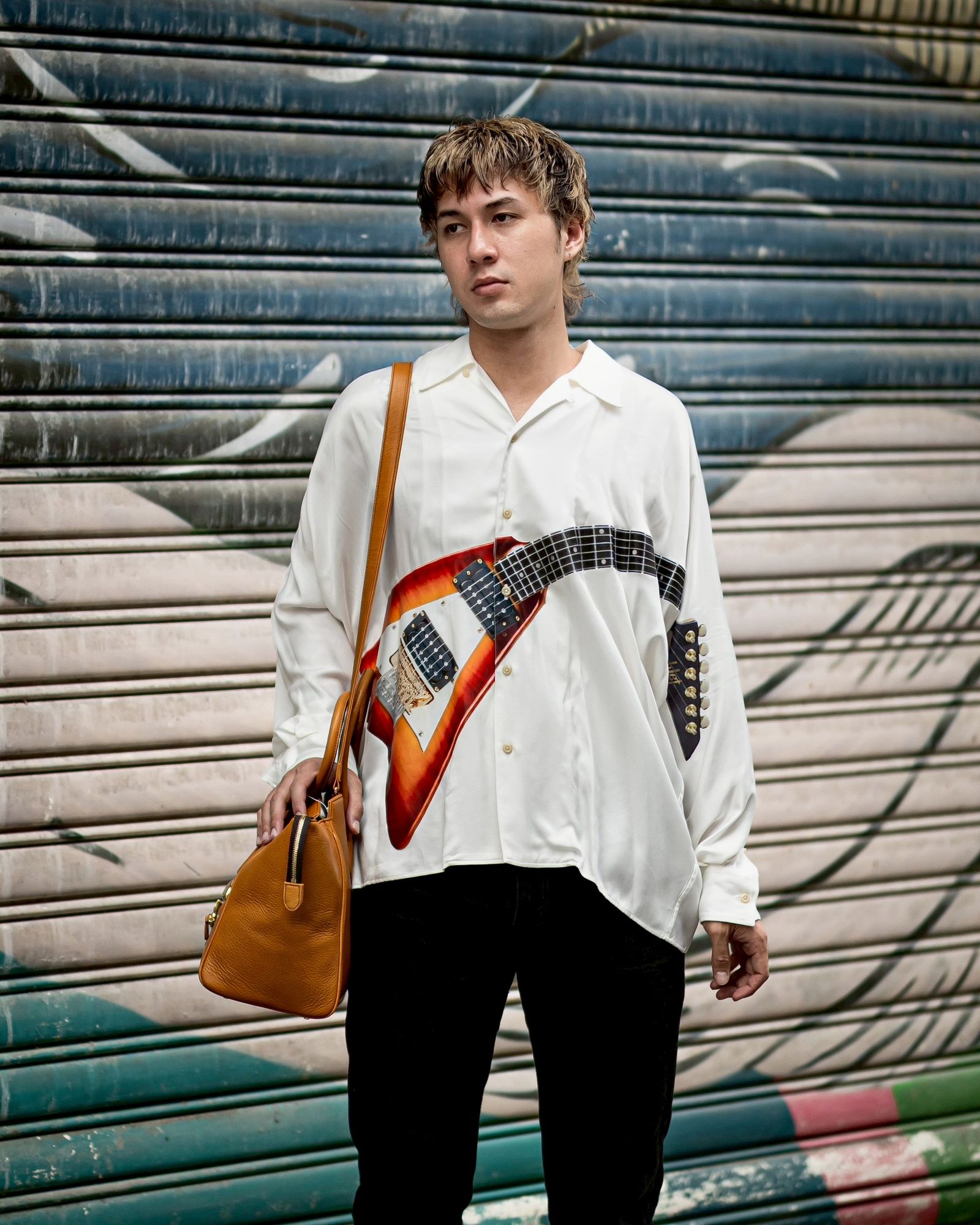 doublet ダブレット26AW AIR GUITAR SHIRT (26AW19SH177)WHITE☆7月11日(土)発売！