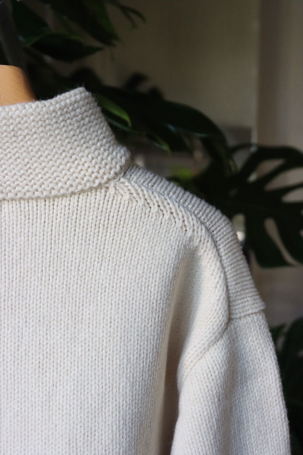 ETS.MATERIAUX / マテリオ22AW Cowchan Sweater"Ivory"