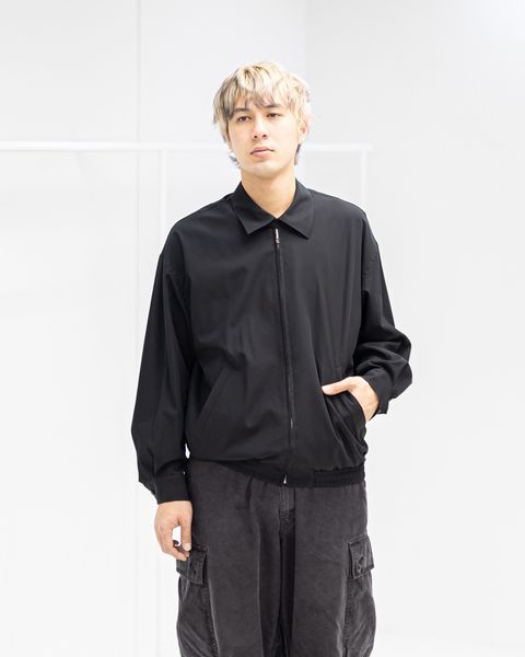 グラフペーパー 26SS Brushed Cotton Gabardine Swing Top Jacket(GM261-30394)BLACK☆2月7日(土)発売！