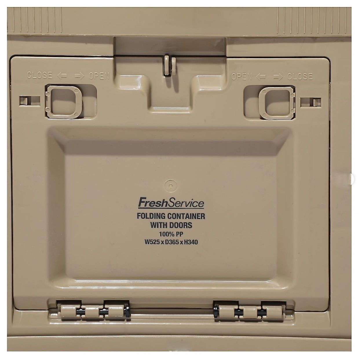 フレッシュサービス FOLDING CONTAINER w/2 DOORS "SAND"