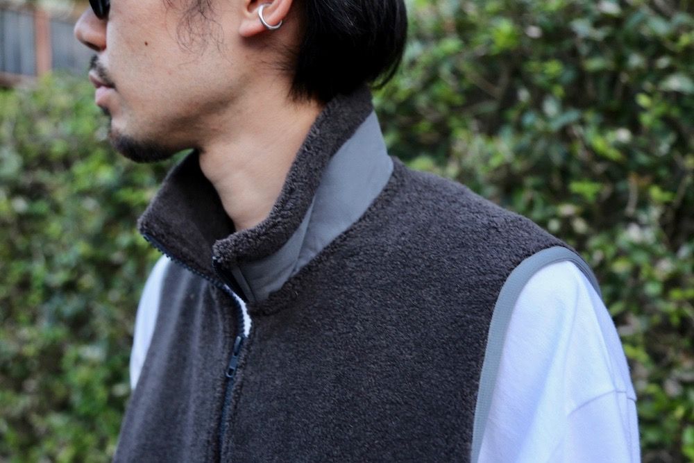 Graphpaper Wool Boa Zip-Up Vest Style.2020.10.2. | 1280 | mark