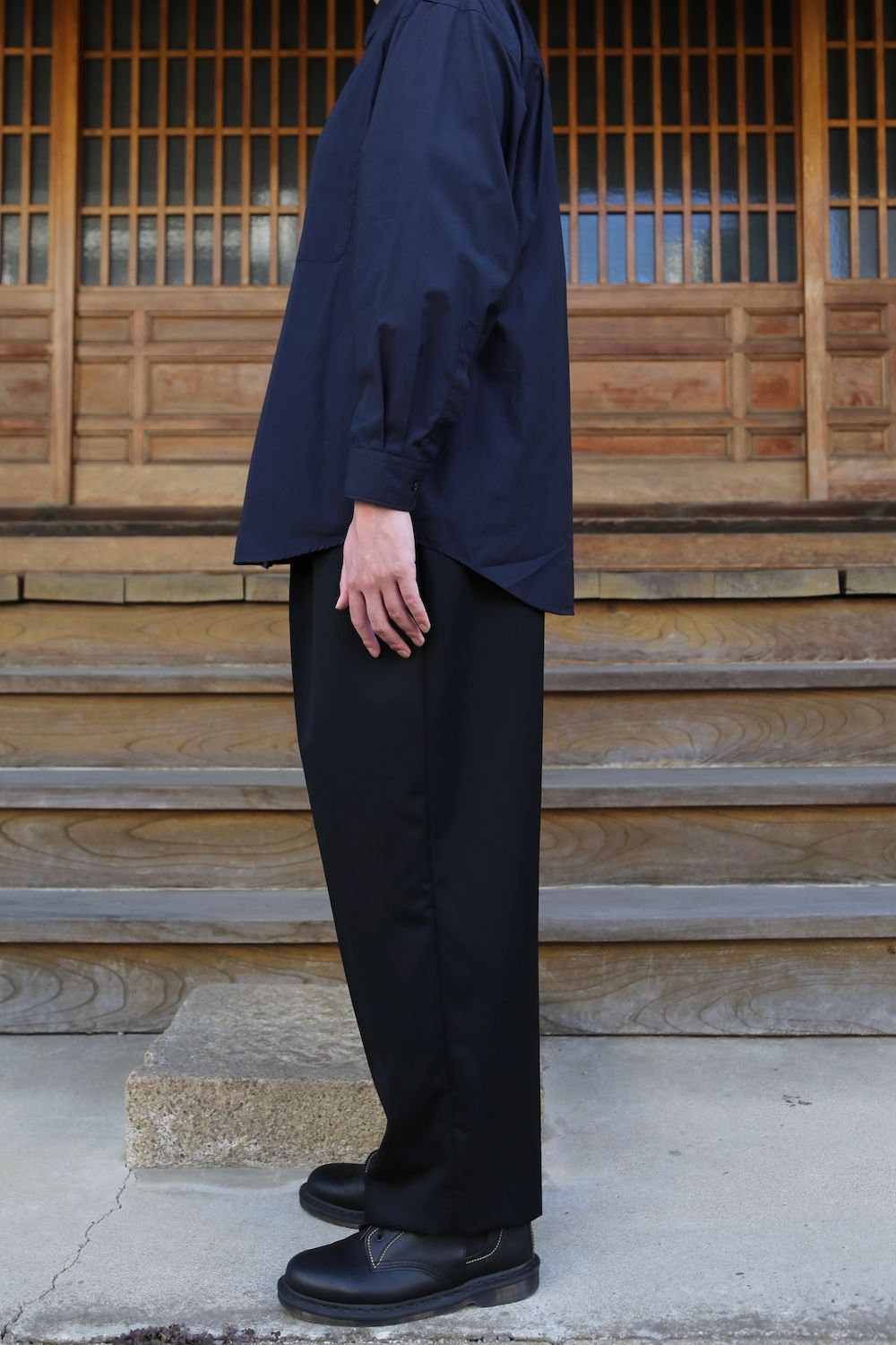 Gpaphpaper Broad L/S Oversized Regular Collar Shirt(GM212-50110B) style.2021.5.23.