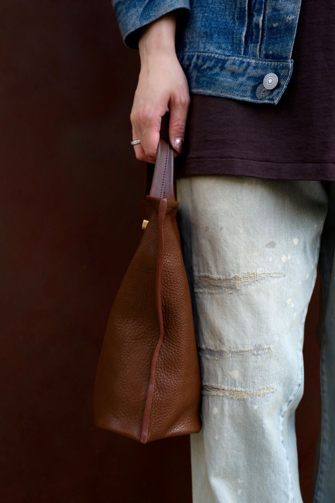 エンダースキーマ バッグ twist hand bag small(zw-b-tbs)cognac