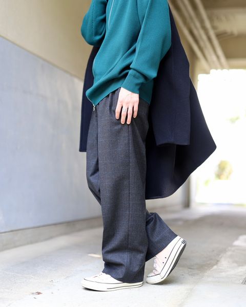 blurhms ブラームス 23FW Wool Cashmere Pea Coatスタイル