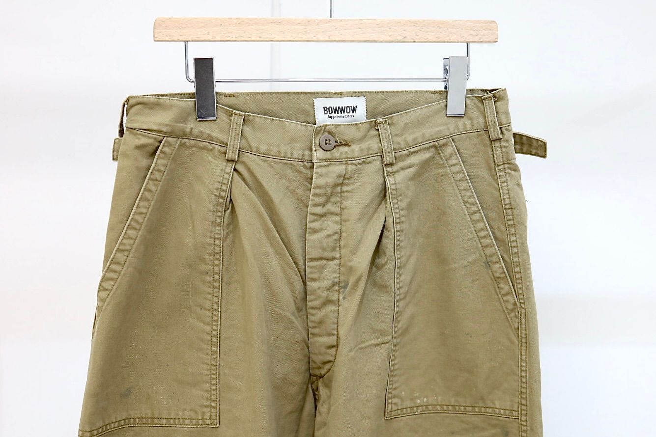 BOW WOW 26FW MECHANIC TROUSERS(BWU-MT)KHAKI☆8月29日(土)11:00発売！