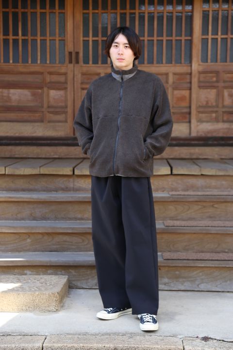 Graphpaper 新作Wool Boa Zip-Up Blouson style.2020.9.27
