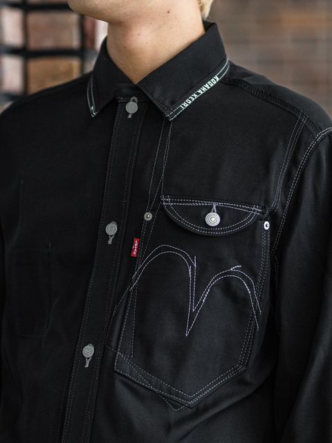 JUNYA WATANBE MAN Levi's Wネーム ウールシャツジャケットスタイル