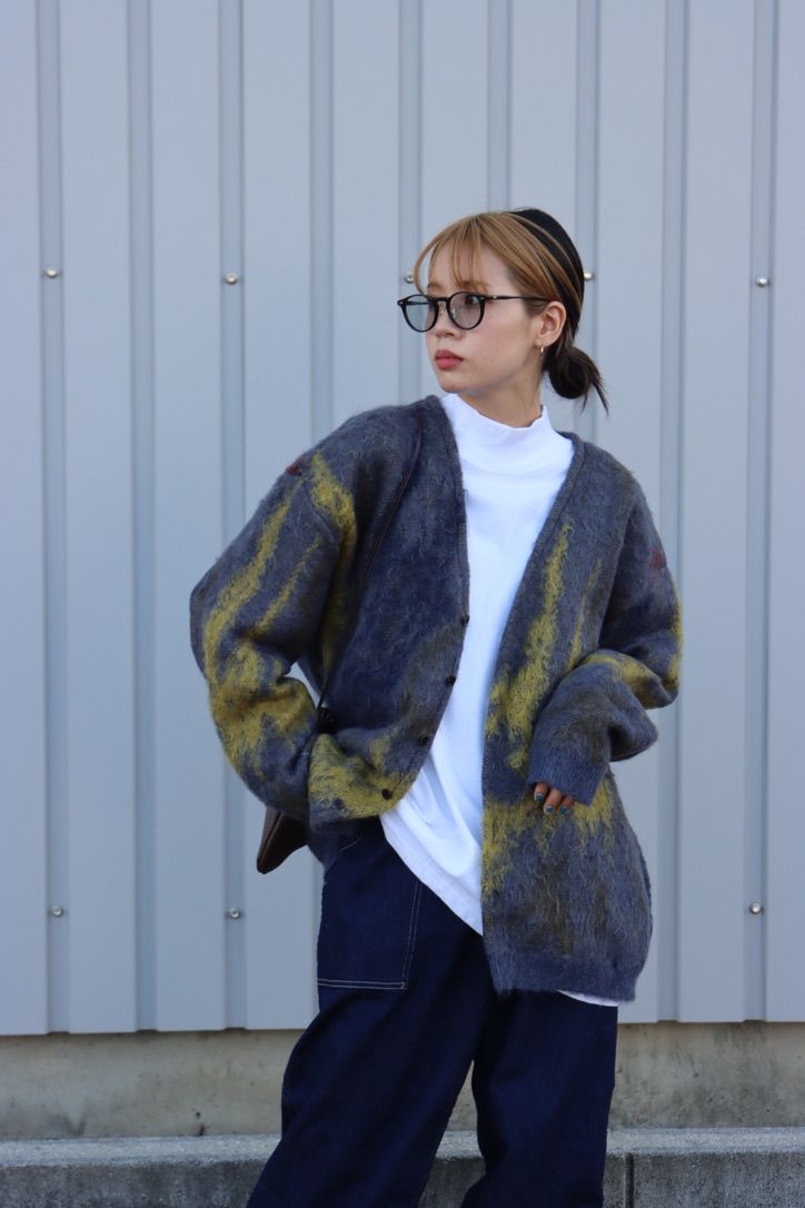 22AW YOKE STILL JACQUARD CARDIGAN | yoshi-sushi.ca