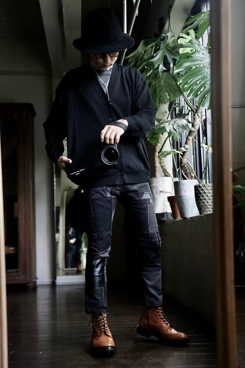 JUNYA WATANABE MANパッチワークMIXデニムパンツ スタイル.2024.8.3.