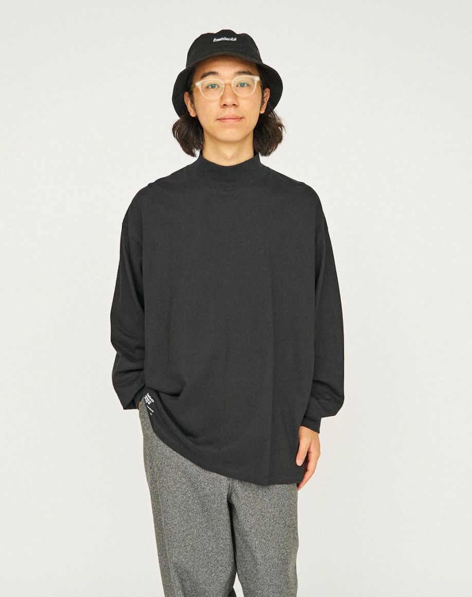 フレッシュサービス 2-PACK CORPORATE L/S MOCK NECK TEE(BLACK)☆8月23日(土)発売！
