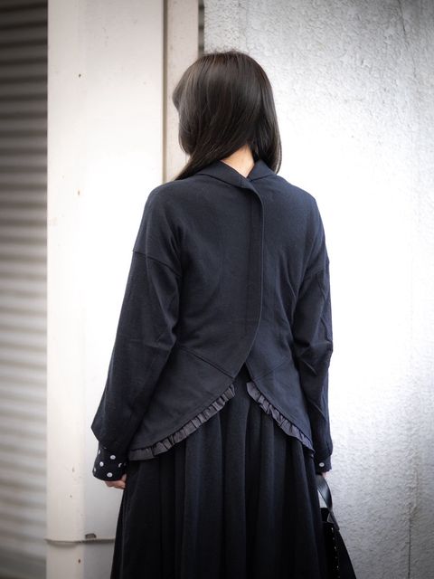tao 26FW ウールミルド天竺×キュプラタフタカーディガン style.2026.10.2
