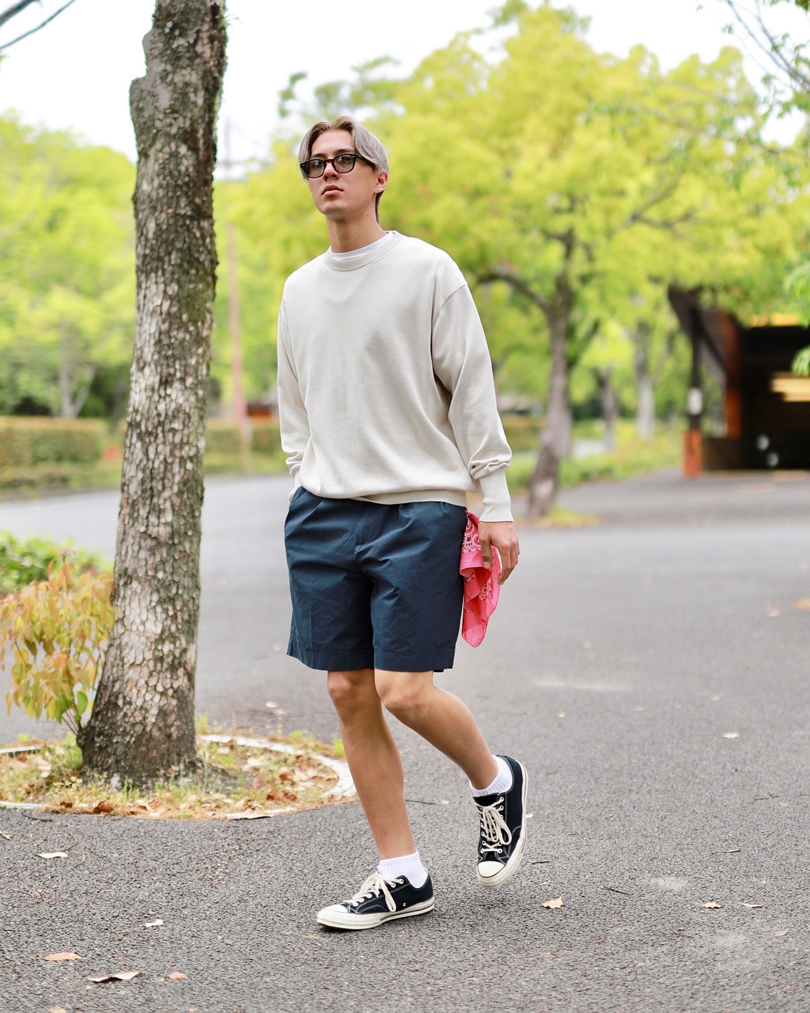 A.PRESSE - アプレッセニット Cotton Knit L/S T-Shirt(23SAP-03-03H