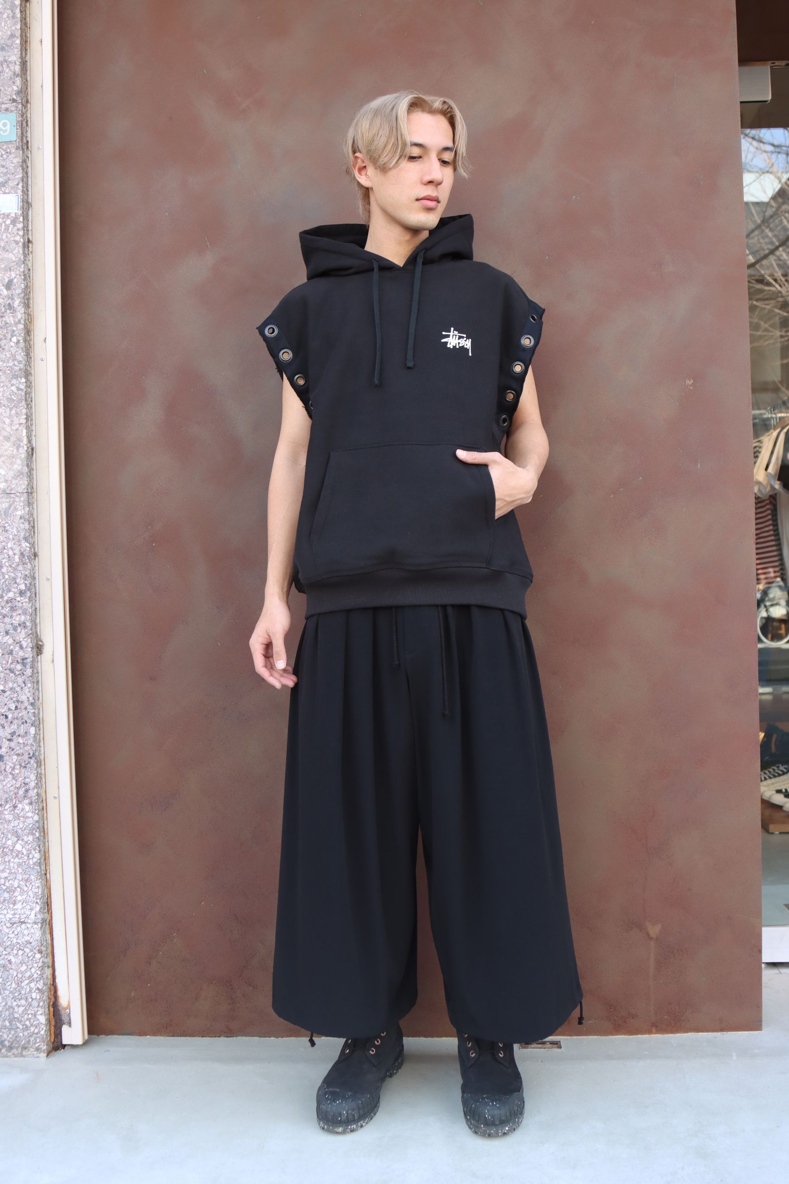 JUNYA WATANABE MAN - ジュンヤワタナベマン24SS eYe JUNYA WATANABE MAN×STUSSYコラボフーディー(WM-T909-100)BLACK☆3月15日(金)発売！  | mark