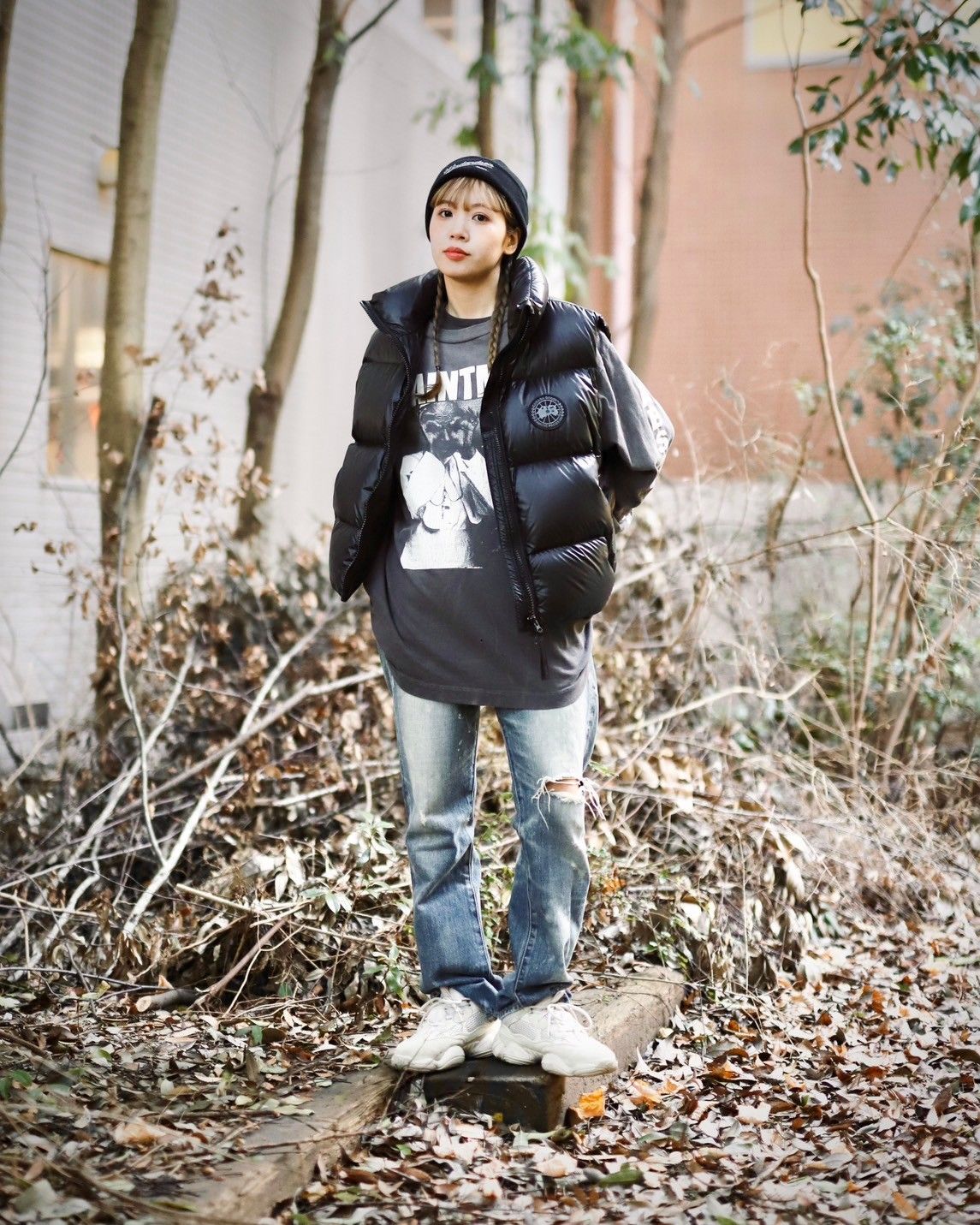 CANADA GOOSE 新作CYPRESS PUFFER VEST BLACK LABEL style.2023.12.8