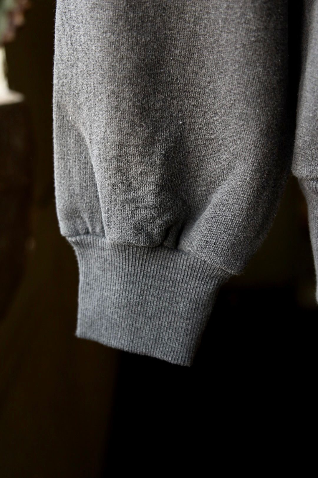 イズネス 26SS Ventilated Sweatshirt (26SS_13_1008SSSW01)BLACK☆新作発売！