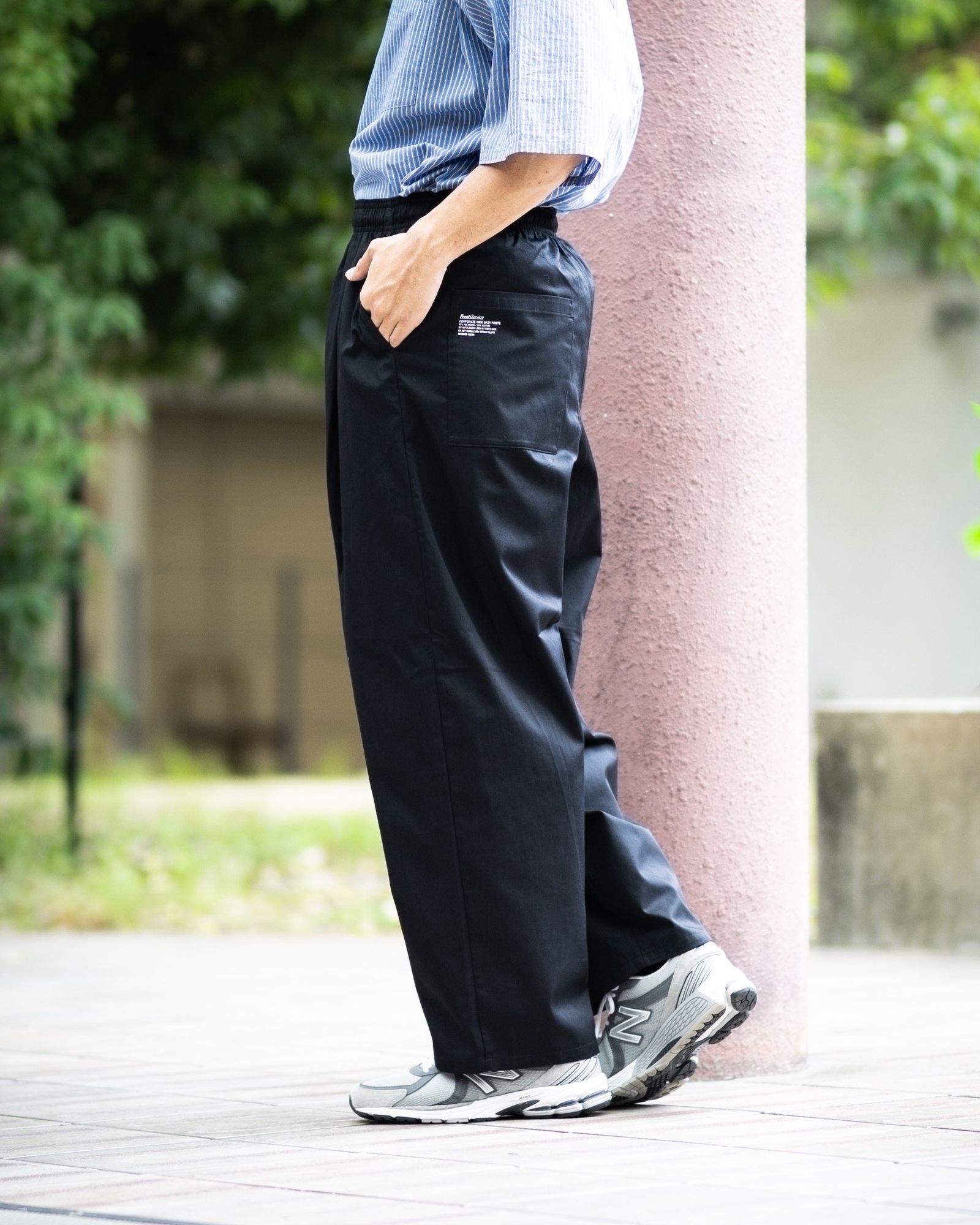 フレッシュサービス 26SS CORPORATE WIDE EASY PANTS(FSC262-40014B)BLACK☆5月30日(土)発売！