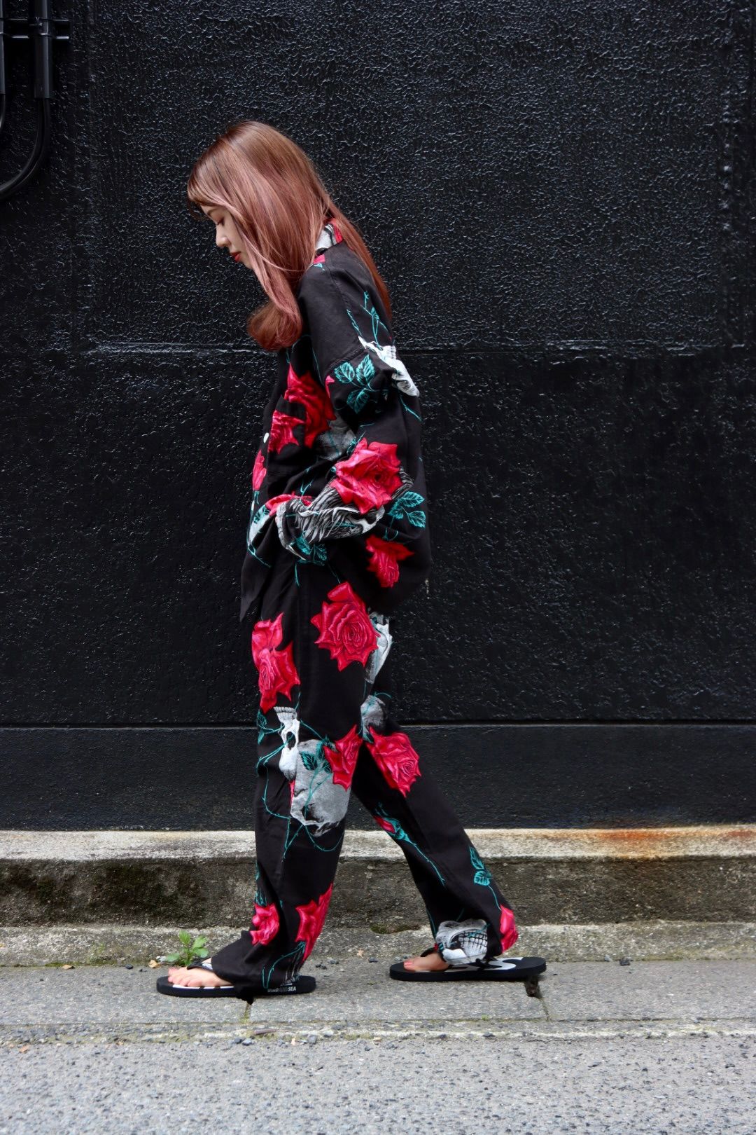 セントマイケル×WILDSIDE YOHJI YAMAMOTO PAJAMA PANTS(SM-S23-0000-127)