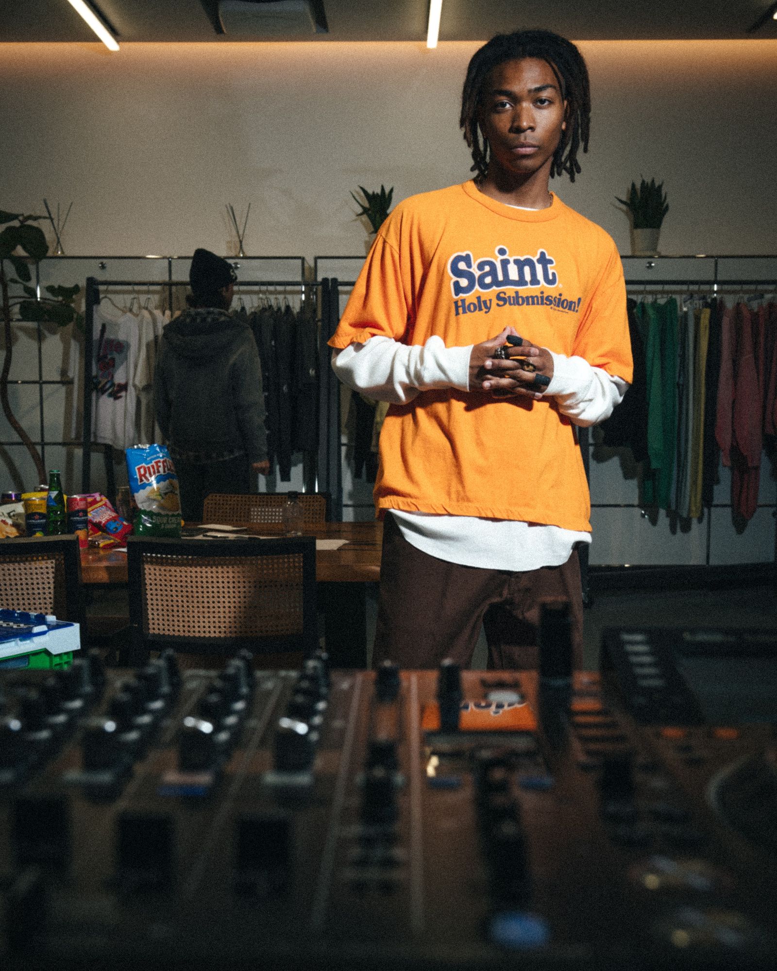 セントマイケル 26AW Holy Submission_SS T-SHIRT(SM-MK1-0000-018)ORANGE☆10月24日(土)発売！