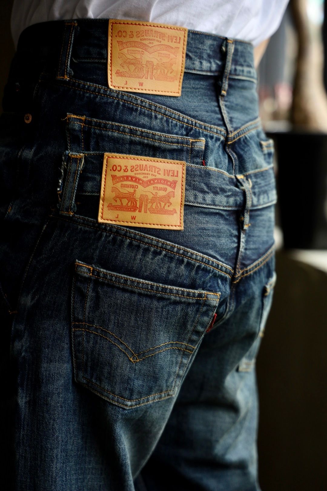 JUNYA WATANABE MAN ダブルウエストLevi's Wネームデニムスタイル.2025.5.7.