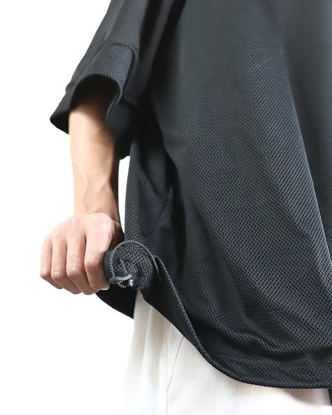 イズネス 24SS BALLOON DOUBLE LAYERED MESH SHORT SLEEVE T-SHIRT style 2024.4.13