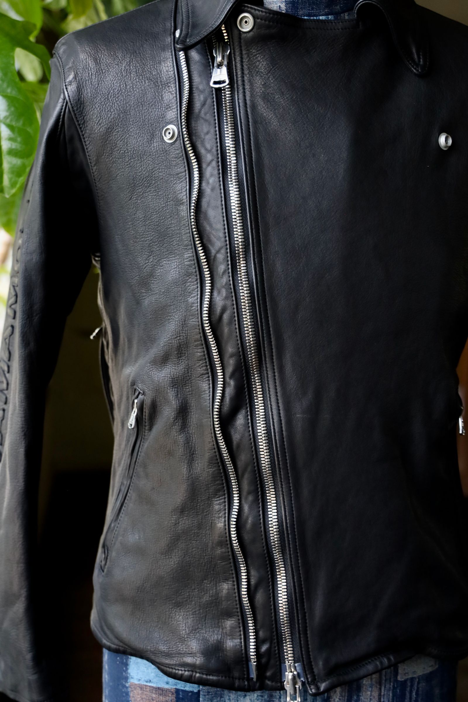 Yohji Yamamoto 25AW ダブルライダースジャケット(HL-Y99-703)BLACK