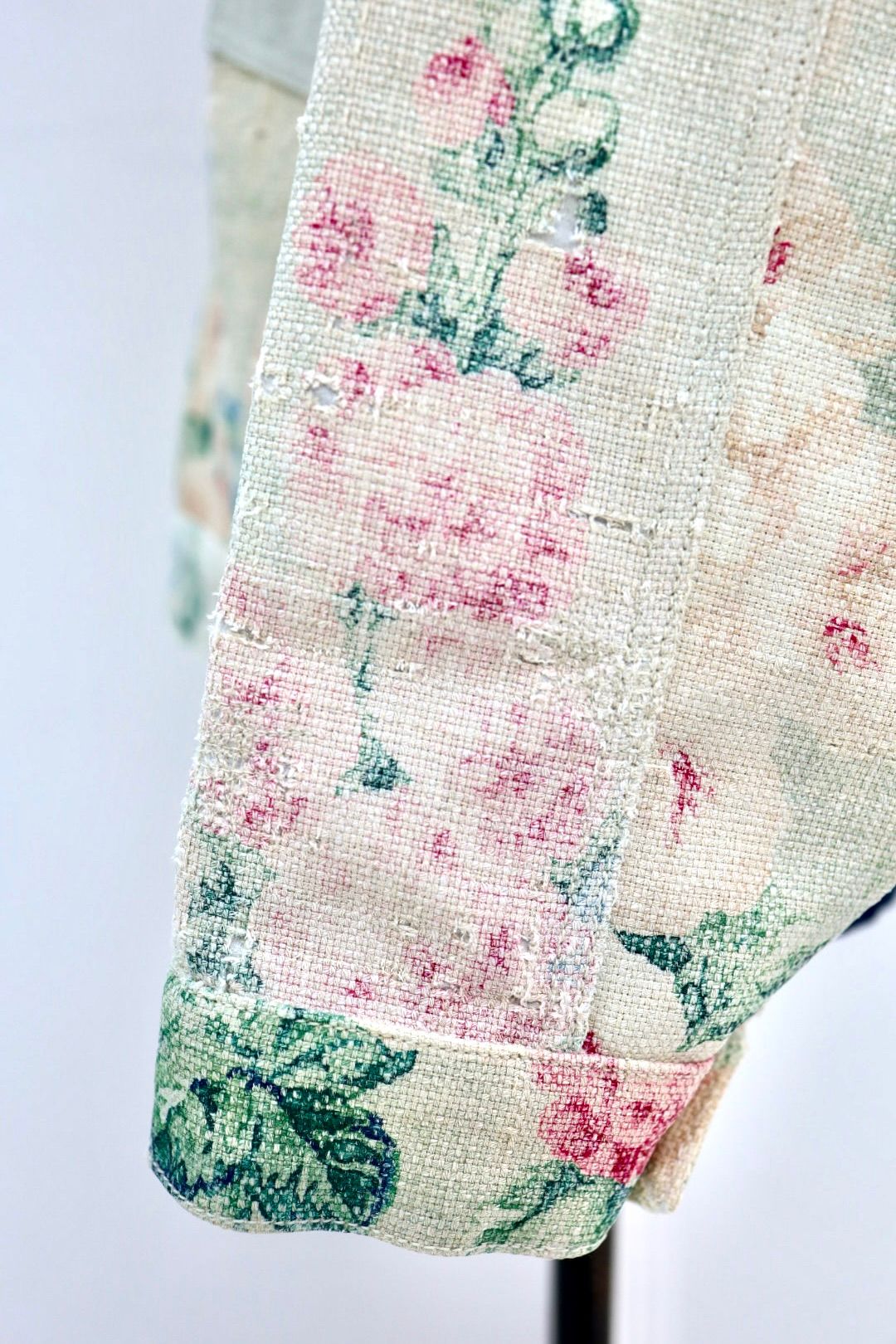 ジュンヤワタナベマン 26SS Levi'sWネーム レーヨンリネン花柄プリント×牛革ジャケット(WQ-J204-051)☆2月6日(金)発売！