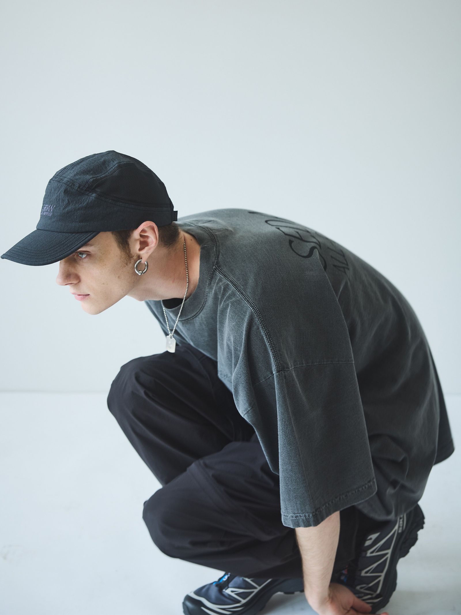 セダンオールパーパス SS24 Garment Dyed S/S Tee(SD24S-CT06)Charcoal