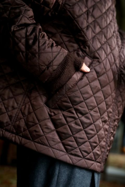 COMME des GARCONS HOMME 26FW リバーシブルキルティングジャケット"BROWN"スタイル