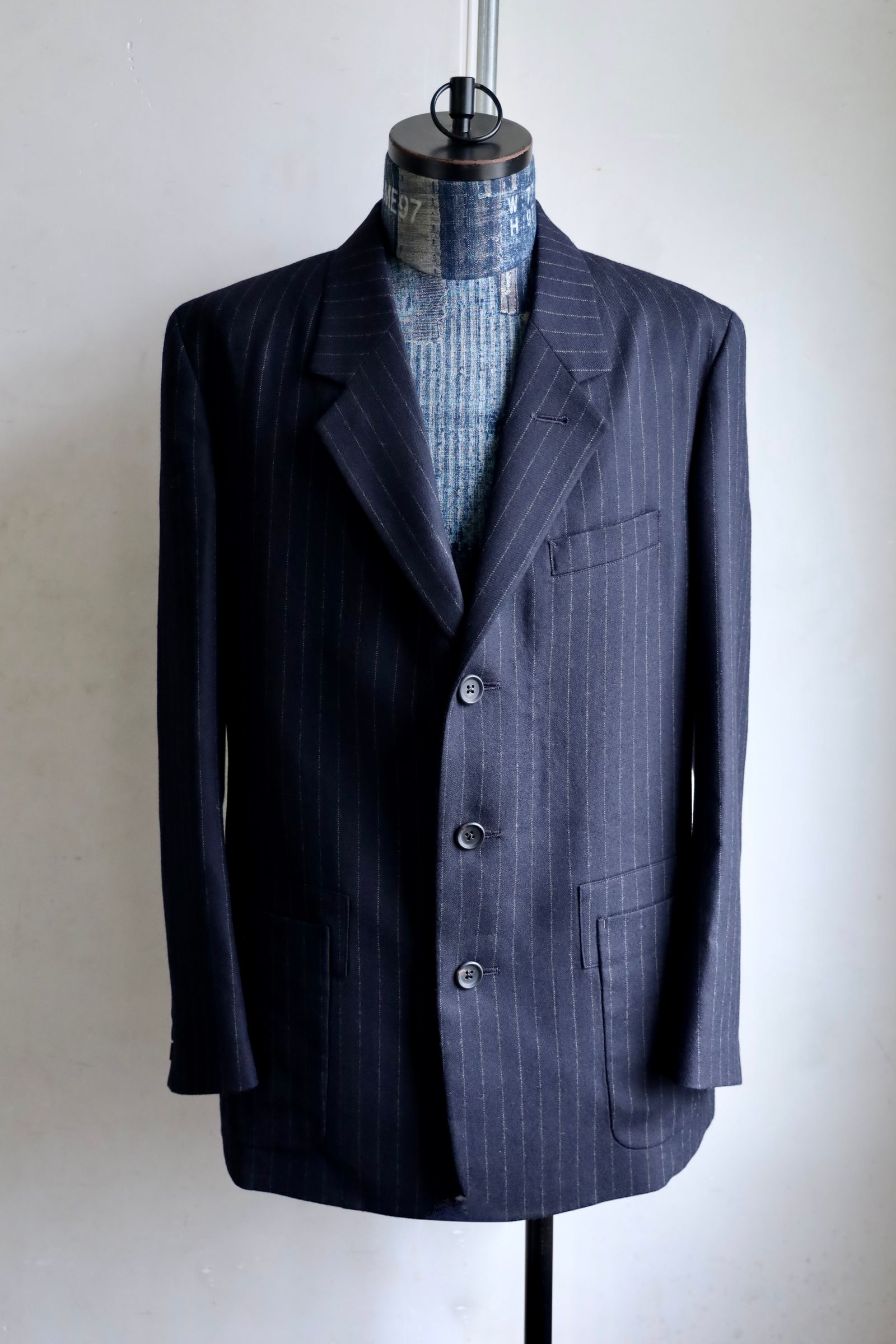 Y-3 Yohji Yamamoto THREE STRIPES NYLON HALF ZIP BLOUSON
