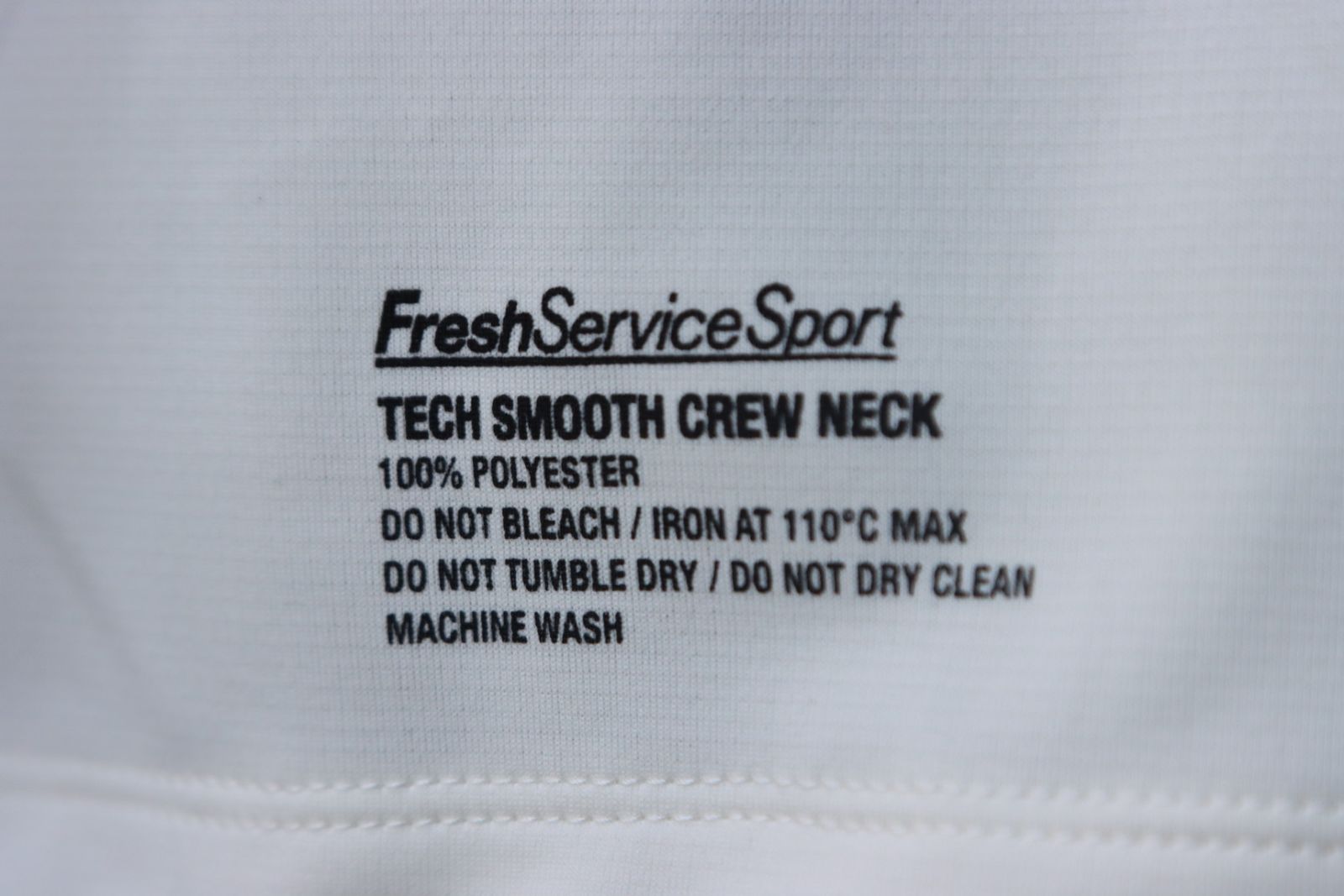フレッシュサービス 2-PACK TECH SMOOTH S/S CREW NECK (WHITE)