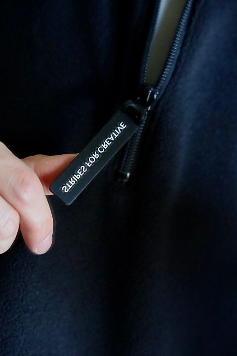 S.F.C FLEECE BASEBALL HALF ZIP JACKETスタイル