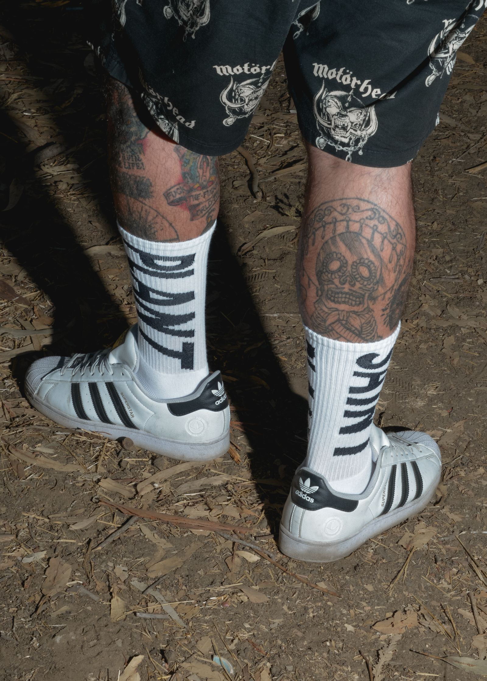 セントマイケル24AW SNT PLANT CP_SOCKS(SM-YS1-0000-C13)WHITE
