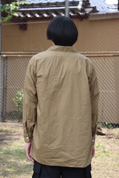 A.PRESSE Over Dyeing Military Shirt style.2022.6.17. ※6月18日(土)スタート