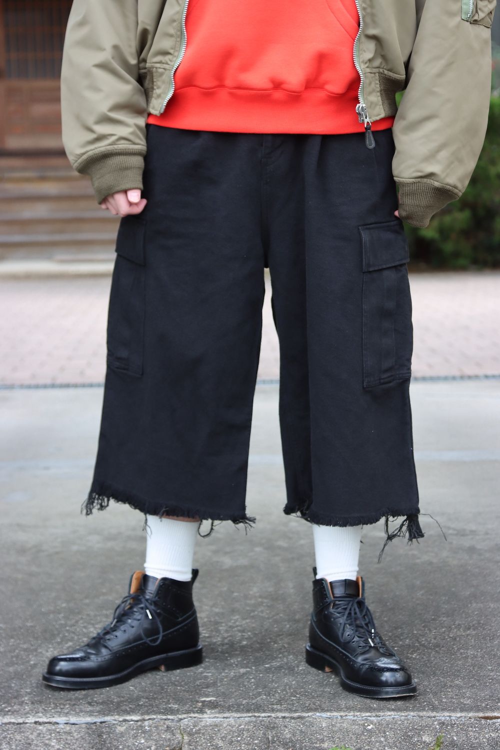doublet VEGETABLE DYED MA-1(22SS13BL132) style.2022.1.15