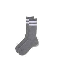 フレッシュサービスソックス 2-PACK LINE SOCKS (H.GRAY×WHITE)☆7月11日(土)発売！