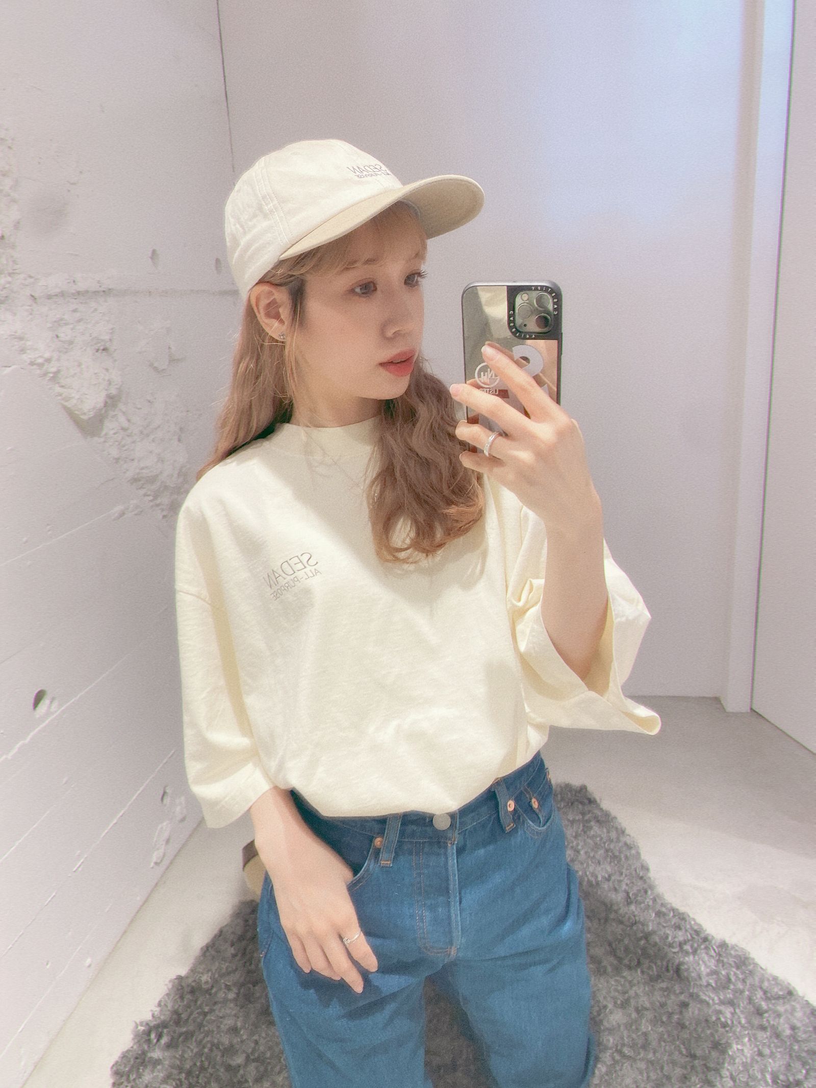 セダンオールパーパス SS24 Garment Dyed S/S Tee(SD24S-CT06)Cream