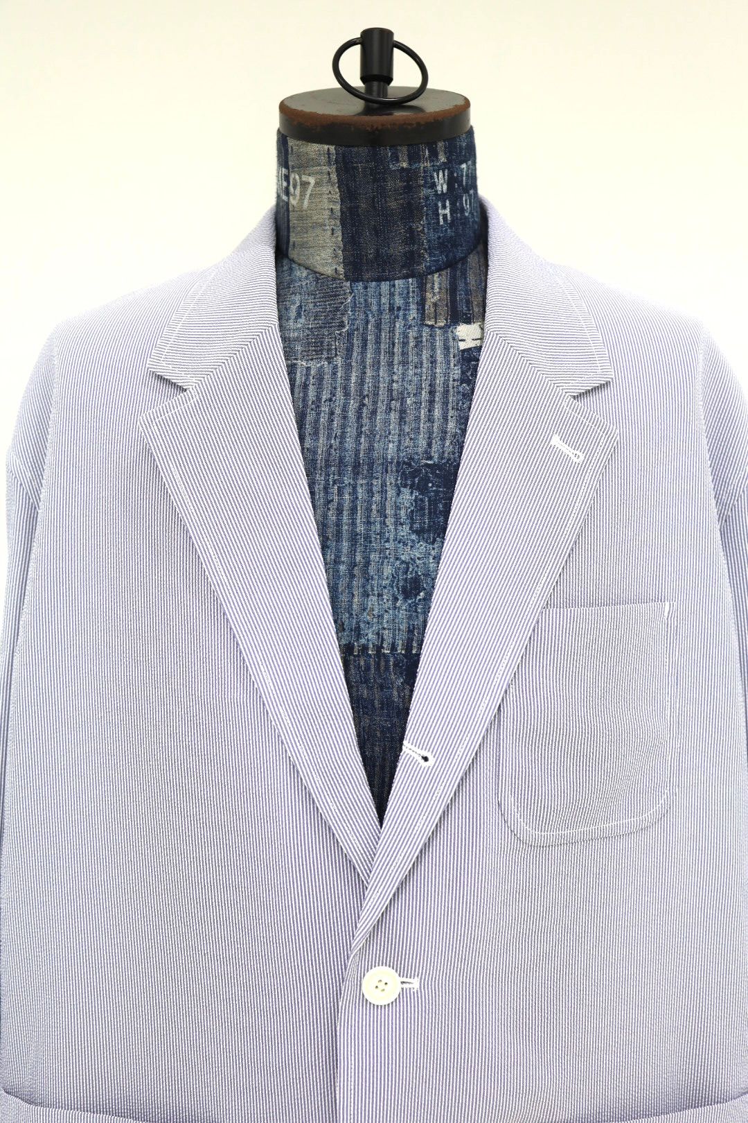 フレッシュサービス 26SS SEERSUCKER STRIPE BLAZER(FSC262-20112)BLUE☆6月13日発売！