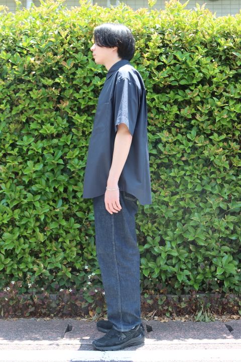 Graphpaper  Broad S/S Oversized Regular Collar Shirt style.2022.6.4
