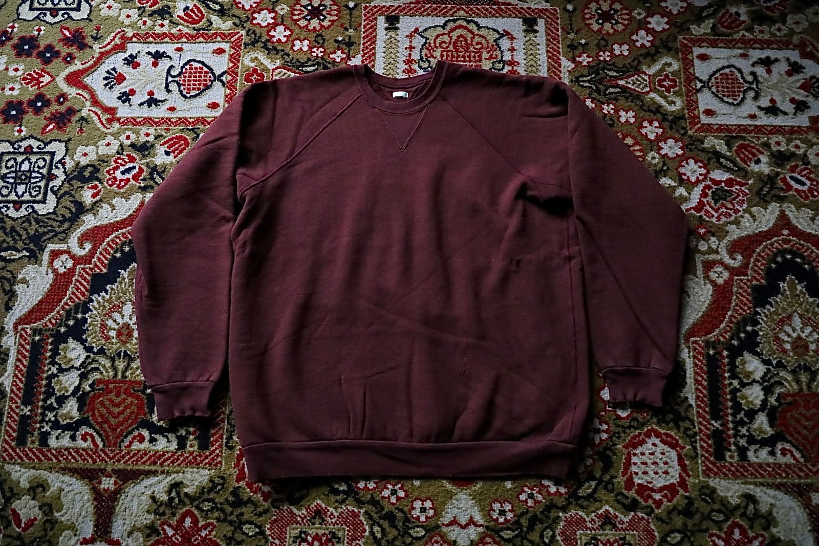 アプレッセ 2026 STYLE2 Vintage Double V Sweatshirt(26AAP-05-16)BURGUNDY☆9月5日(土)発売！