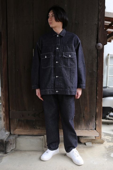 Graphpaper Colorfast Denim Blouson(GM204-30234B) style.2021.3.13.