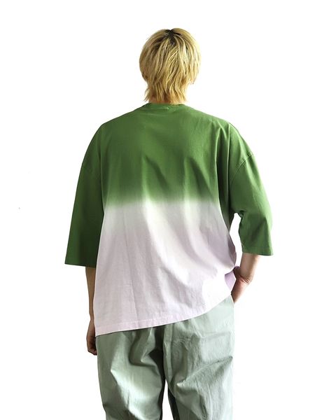 is-ness 24SS GRAMICCI for is-ness HORIZON OVERDYE T-SHIRT style 2024.4.20