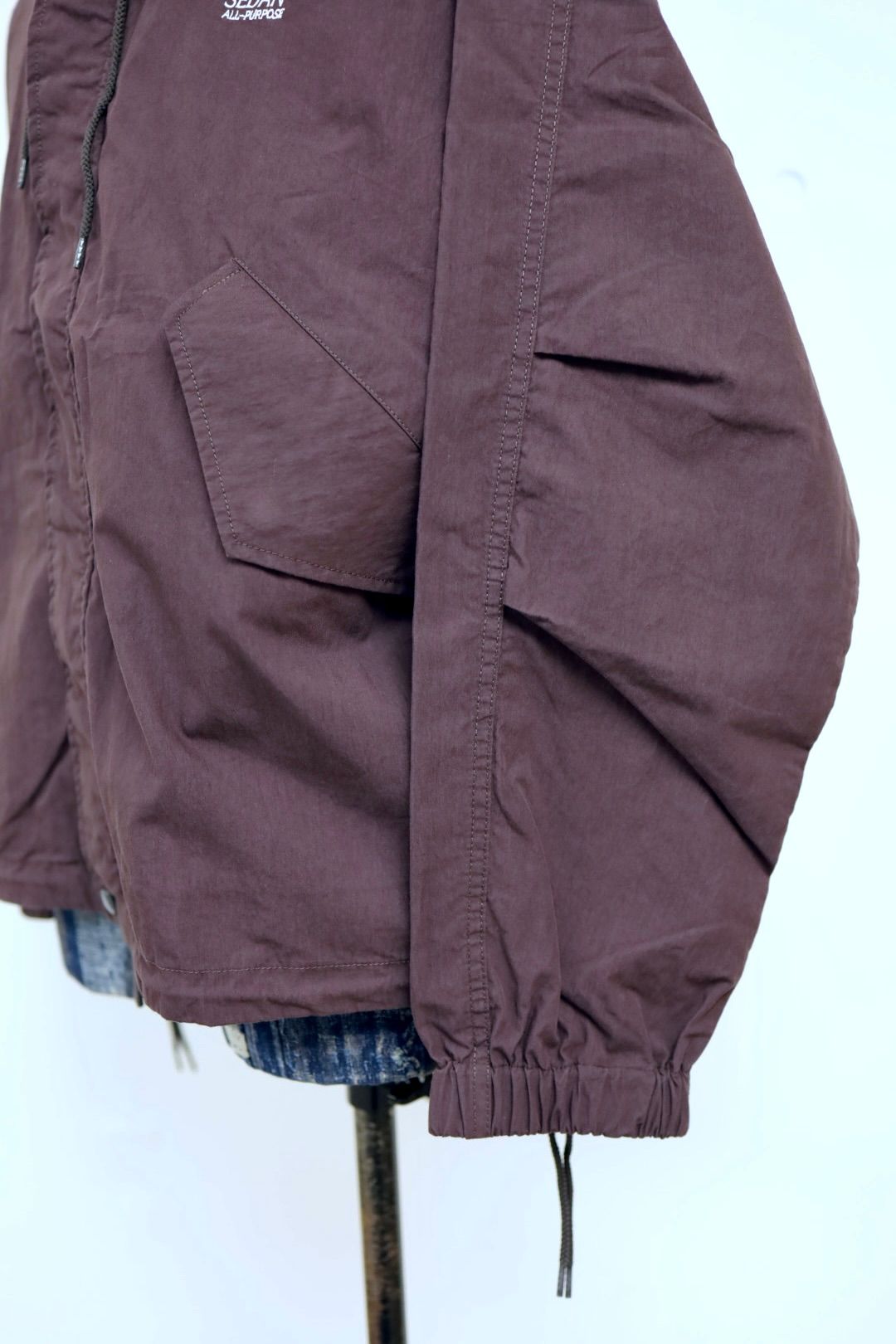 セダンオールパーパス 26SS Stand Collar Jacket(SD26S-JK05)Dark Brown☆2月21日(土)発売！