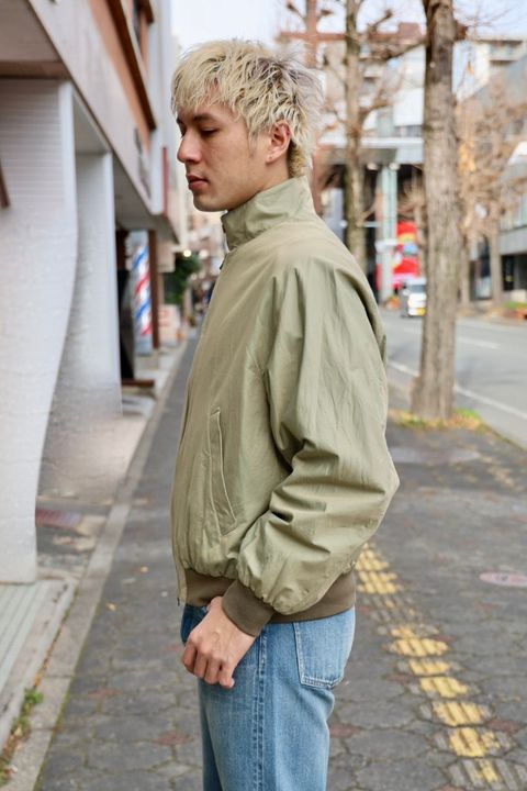 blurhms 26SS Cotton Gabardine Harrington Jacket 新作発売！