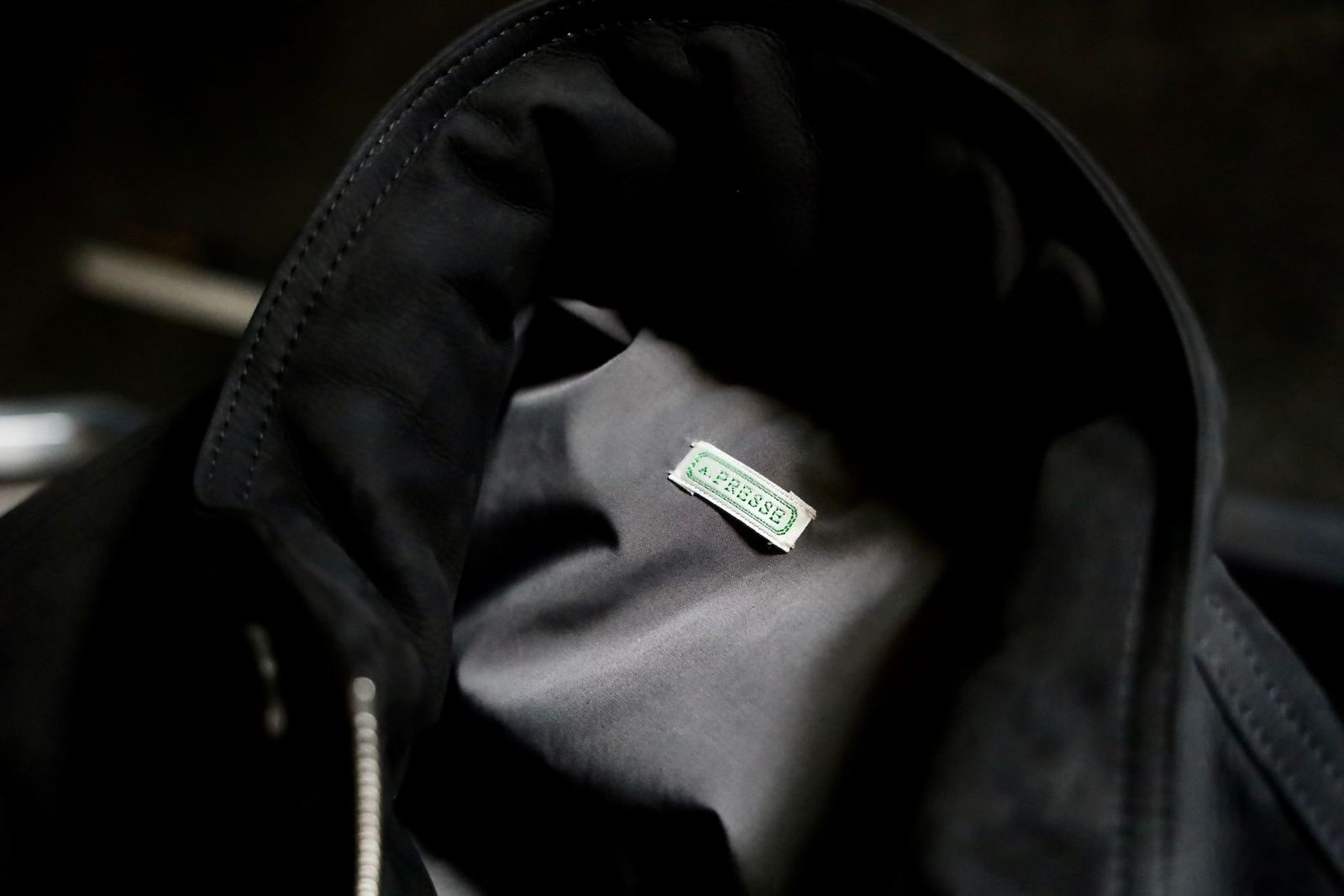 アプレッセ 2025 STYLE2 Nubuck Leather Down Jacket(25AAP-01-01)BLACK☆11月8日(土)発売！