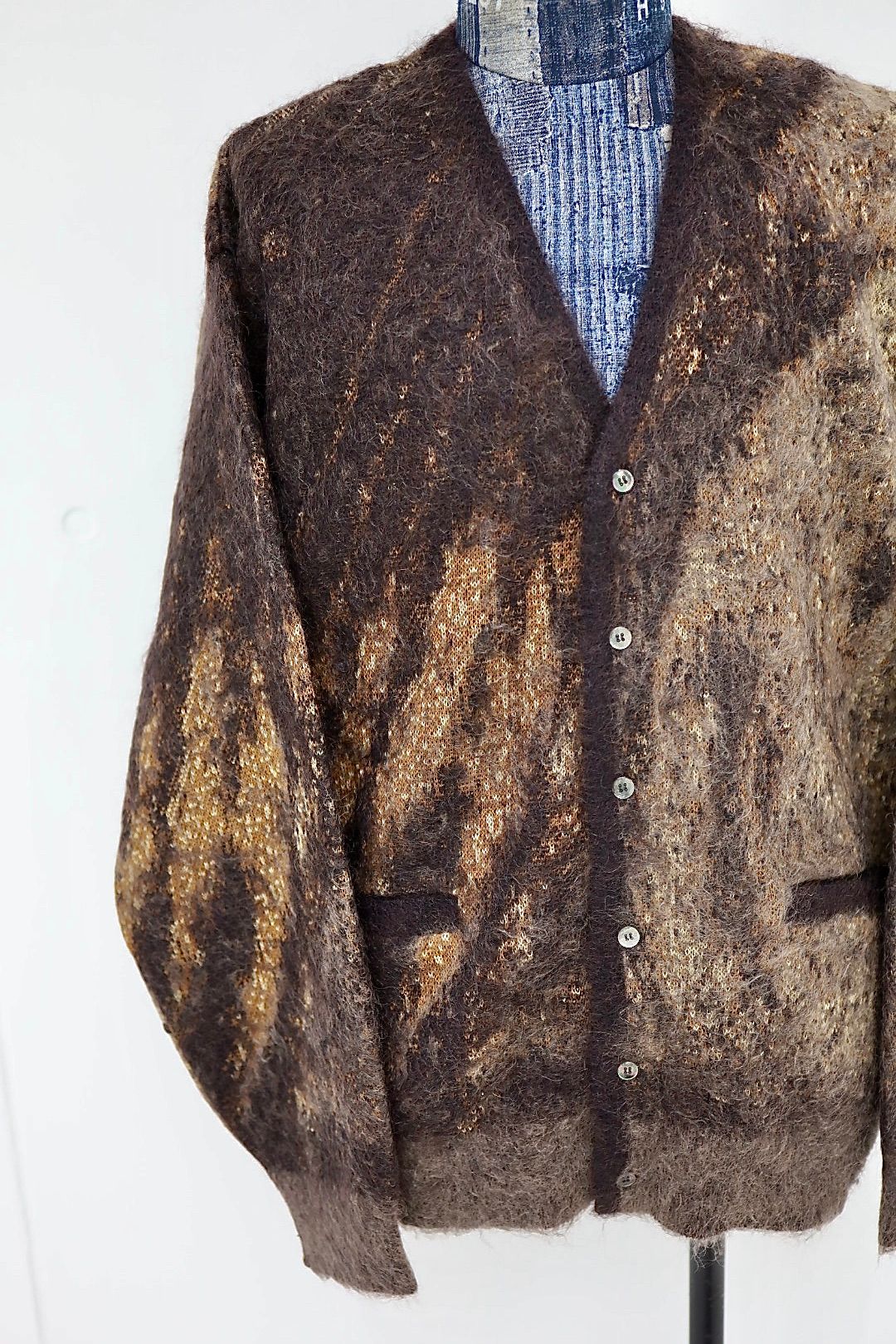 ヨーク  ニット Abstract Jaquard Mohair Cardigan(YK26SS01233S)BROWN☆11月29日(土)発売！