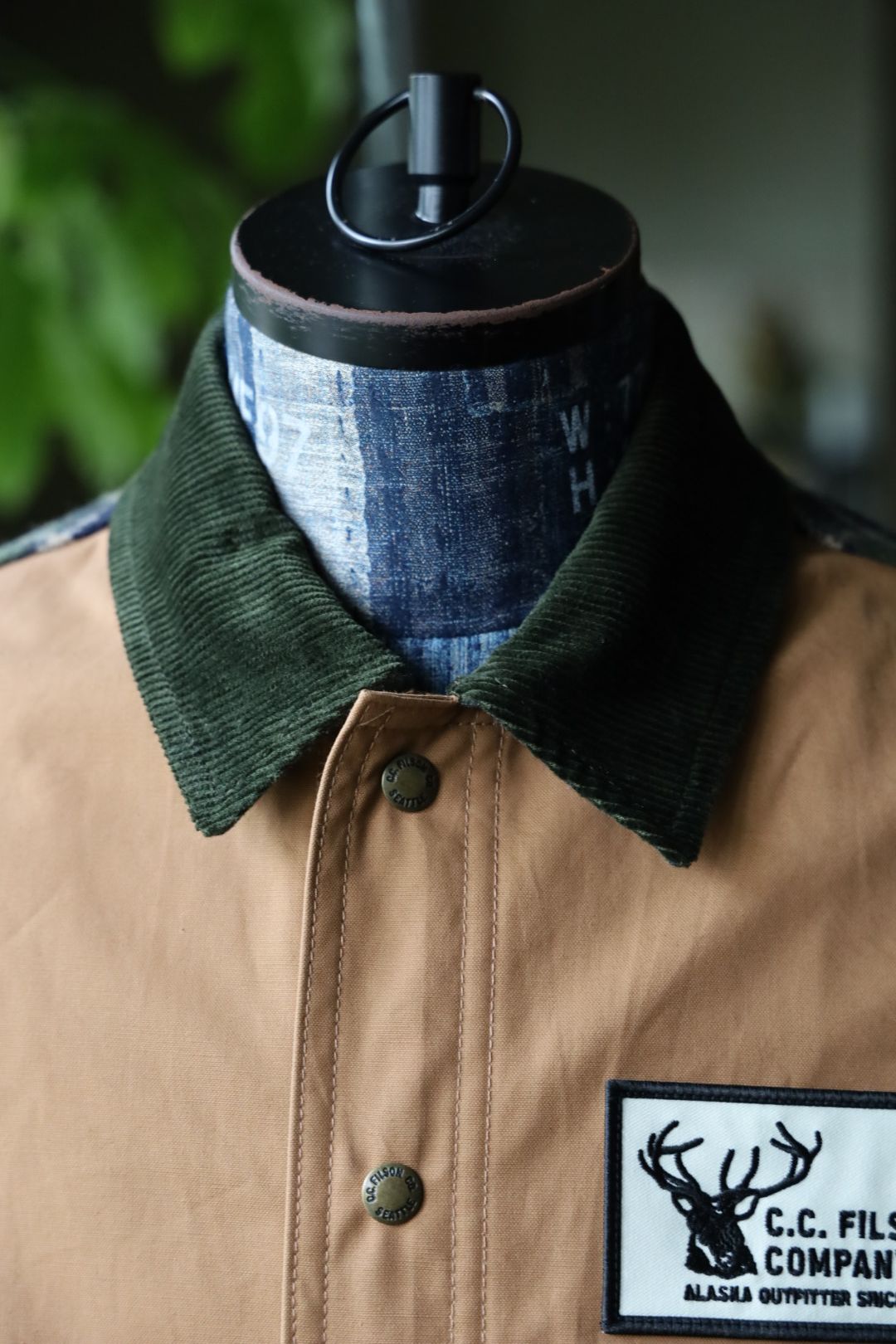 ジュンヤワタナベマン FILSON Wネームジャケット(WP-J014-051)BEIGE×NAVY/GREEN☆8月9日(土)発売！