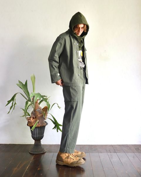 A.PRESSE 23AW M-44 HBT Jacketスタイル