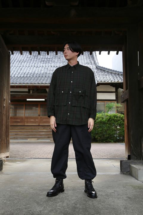 FreshService CHECK FLAP POCKET L/S SHIRT(FSW-21-SH_68) style.2021.7.24.