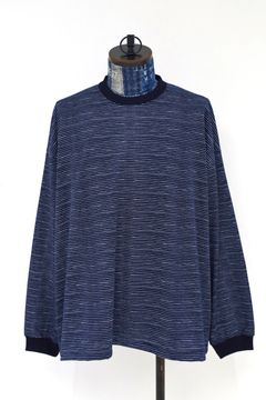S.F.C 2026FW エスエフシー SUPER BIG LS TEE(SIDE STRIPE TECH) (SFCFW26CS11)Navy☆9月12日(土)発売！